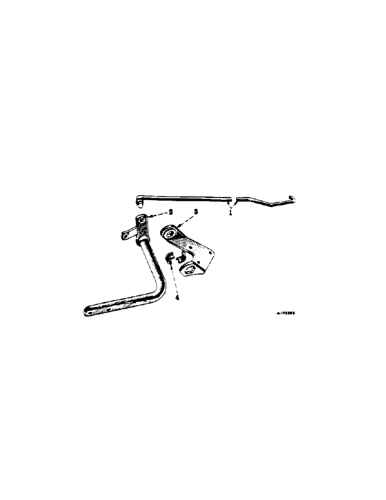 Схема запчастей Case IH 184 - (H-17[A]) - REAR ROCKSHAFT UNIT, POWER LIFT, FOR FARMALL CUB TRACTORS 