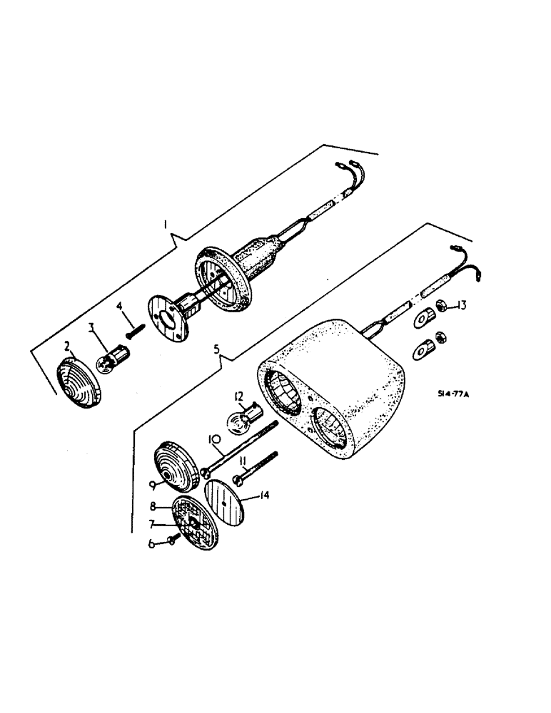 Схема запчастей Case IH 354 - (3-26) - ELECTRICAL, SIDE, STOP AND TAIL LAMPS (06) - ELECTRICAL SYSTEMS