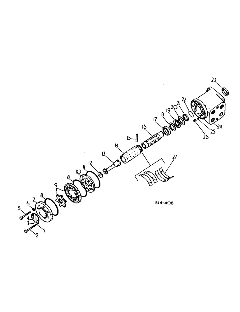 Схема запчастей Case IH HYDRO 84 - (10-22) - HYDRAULICS, INTEGRAL HYDROSTATIC POWER STEERING VALVE (07) - HYDRAULICS