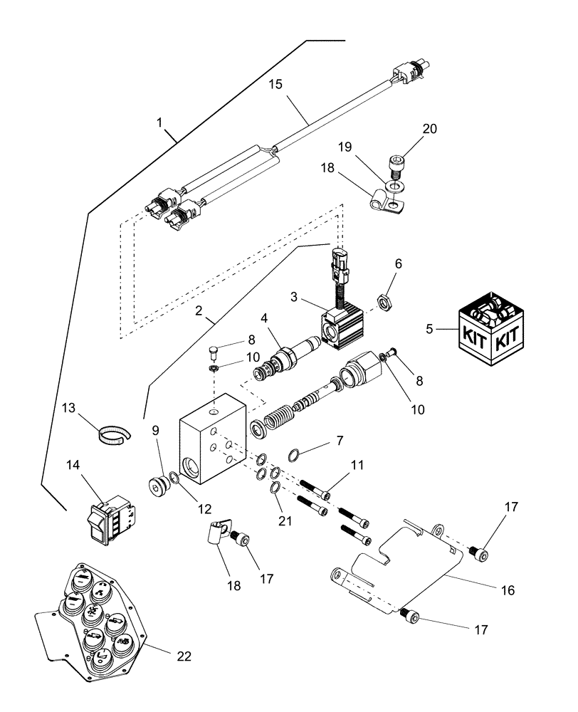 Схема запчастей Case IH AFX8010 - (D.14.C.14.11) - KIT, DUAL SPEED - POWERED REAR AXLE D - Travel