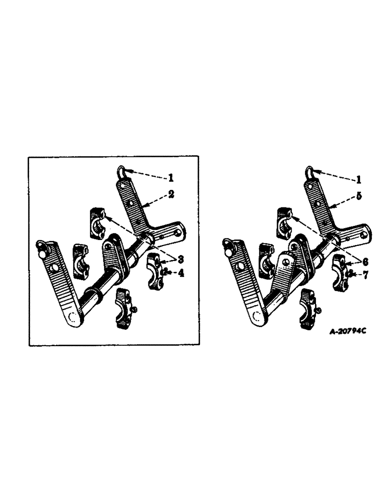 Схема запчастей Case IH INTERNATIONAL - (10-07) - HYDRAULICS, TOUCH-CONTROL SYSTEM, ROCKSHAFT AND SUPPORTS (07) - HYDRAULICS