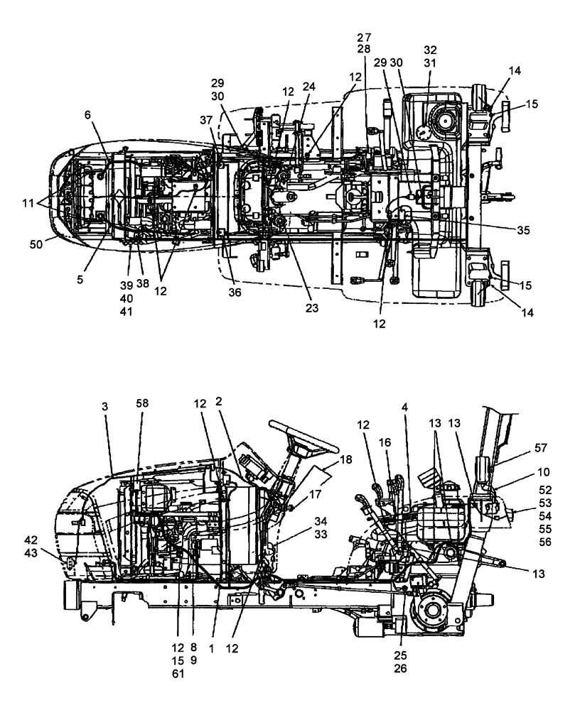 Схема запчастей Case IH DX24E - (06.01) - WIRING HARNESS (06) - ELECTRICAL SYSTEMS