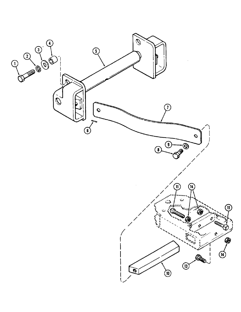 Схема запчастей Case IH 1370 - (214) - D.O.M. SYSTEM, CROSSBAR AND WISHBONE SPRINGS (09) - CHASSIS/ATTACHMENTS