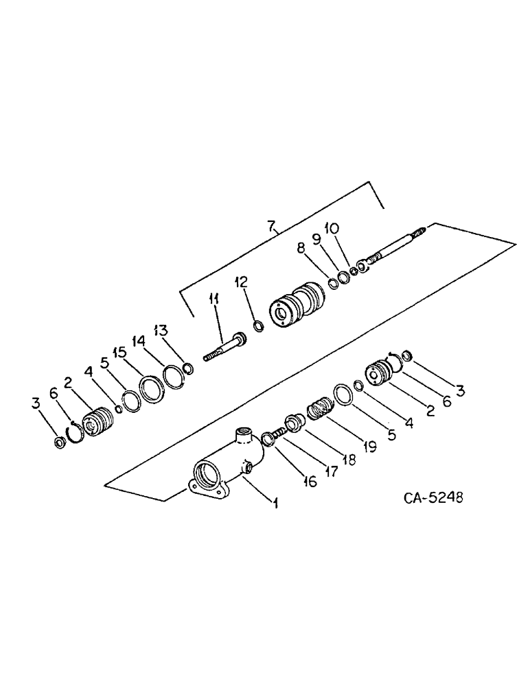 Схема запчастей Case IH 6788 - (07-05) - DRIVE TRAIN, CLUTCH BOOSTER (04) - Drive Train