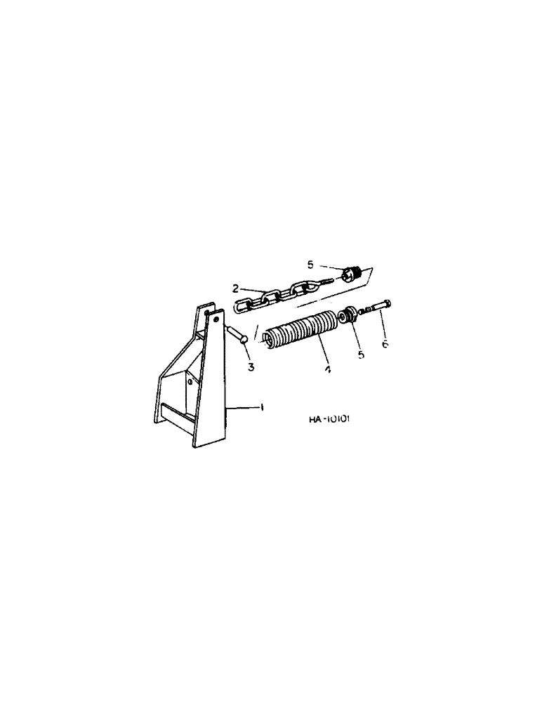 Схема запчастей Case IH 5500 - (D-06) - WEIGHT TRANSFER UNIT, SINGLE WING 