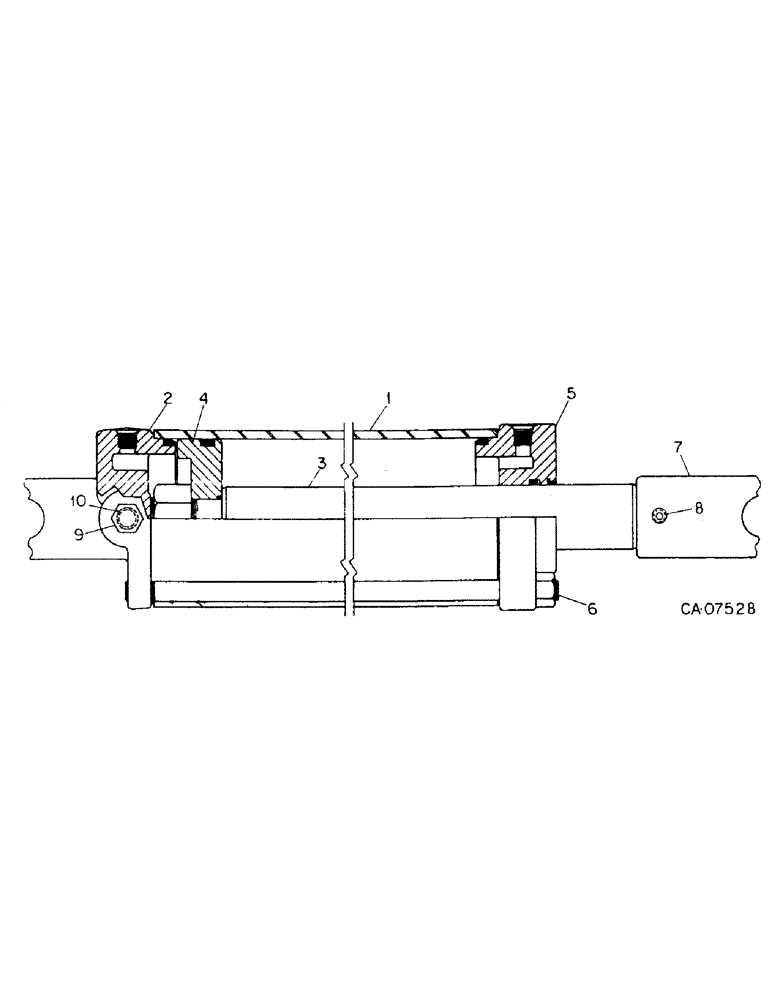 Схема запчастей Case IH 415 - (B-34) - HYDRAULIC CYLINDER 4 X 16, PRINCE 