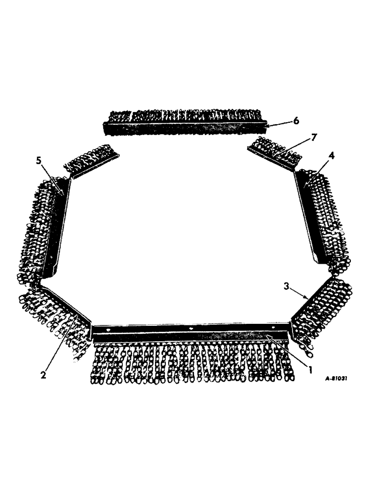 Схема запчастей Case IH HR504 - (N-11) - CHAIN GUARDS 