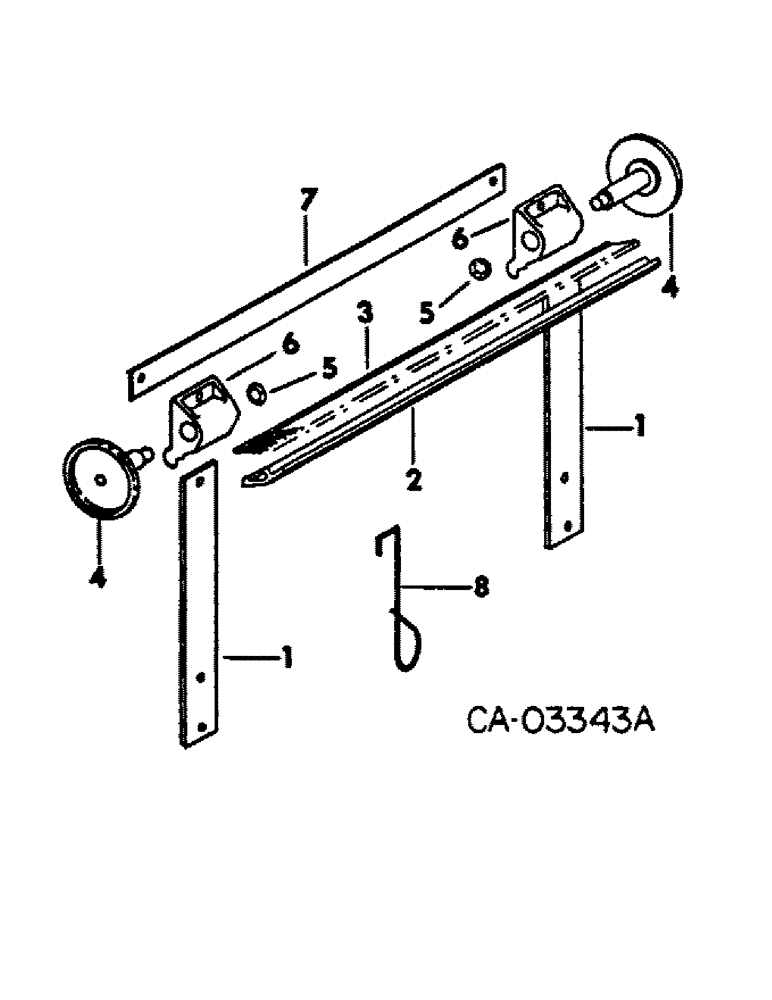 Схема запчастей Case IH 500 - (E-21) - CUT-OFF BRUSH ASSY 