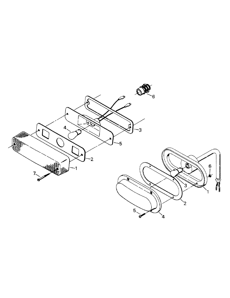 Схема запчастей Case IH KP-1400 - (02-26) - LIGHTS (06) - ELECTRICAL