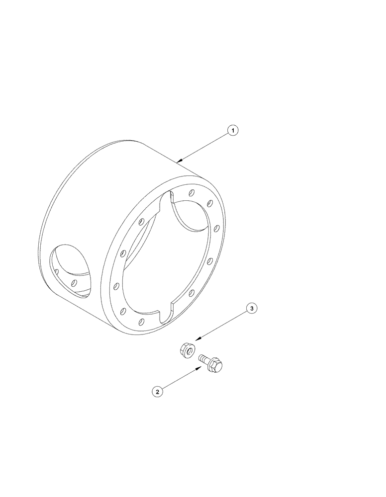 Схема запчастей Case IH MX270 - (05-24) - SPACER DUAL FRONT WHEELS, MX240, MX270, N.A. ONLY (05) - STEERING