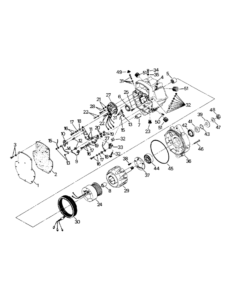 Схема запчастей Case IH CP-1360 - (02-06) - ALTERNATOR ASSEMBLY (06) - ELECTRICAL