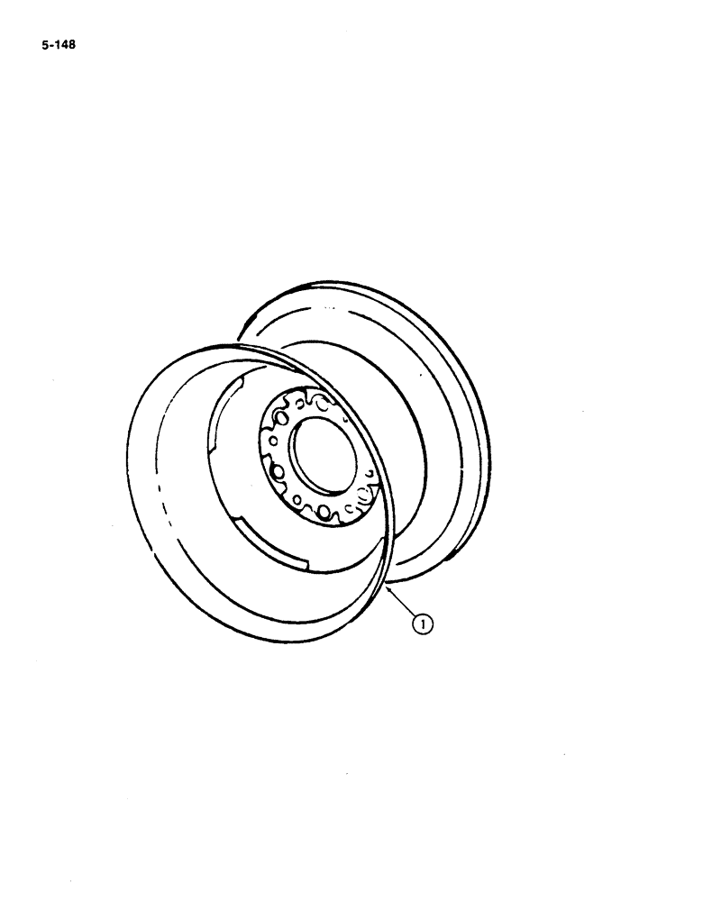 Схема запчастей Case IH 782 - (5-148) - REAR WHEELS (04) - STEERING