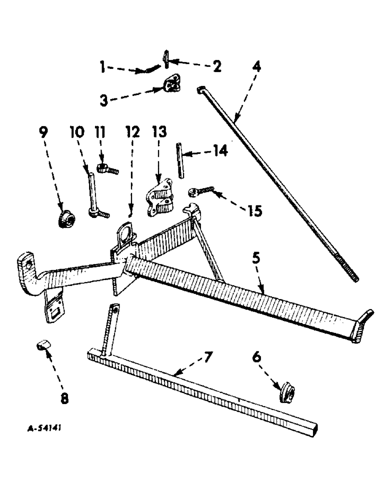 Схема запчастей Case IH 667 - (AF-02) - FRAME AND ROCKSHAFT 