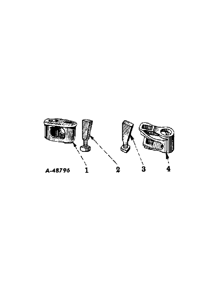 Схема запчастей Case IH 222 - (X-09[B]) - APPLICATOR CLAMP 