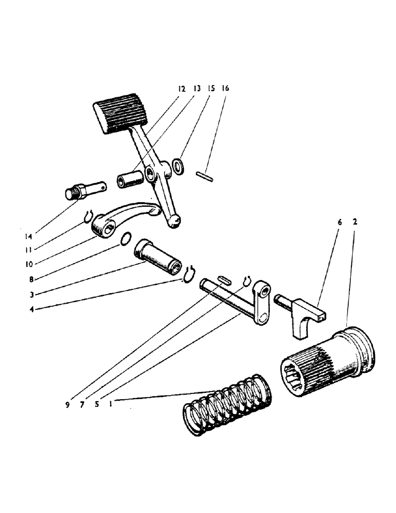 Схема запчастей Case IH 780 - (035) - DIFFERENTIAL LOCK Gearbox