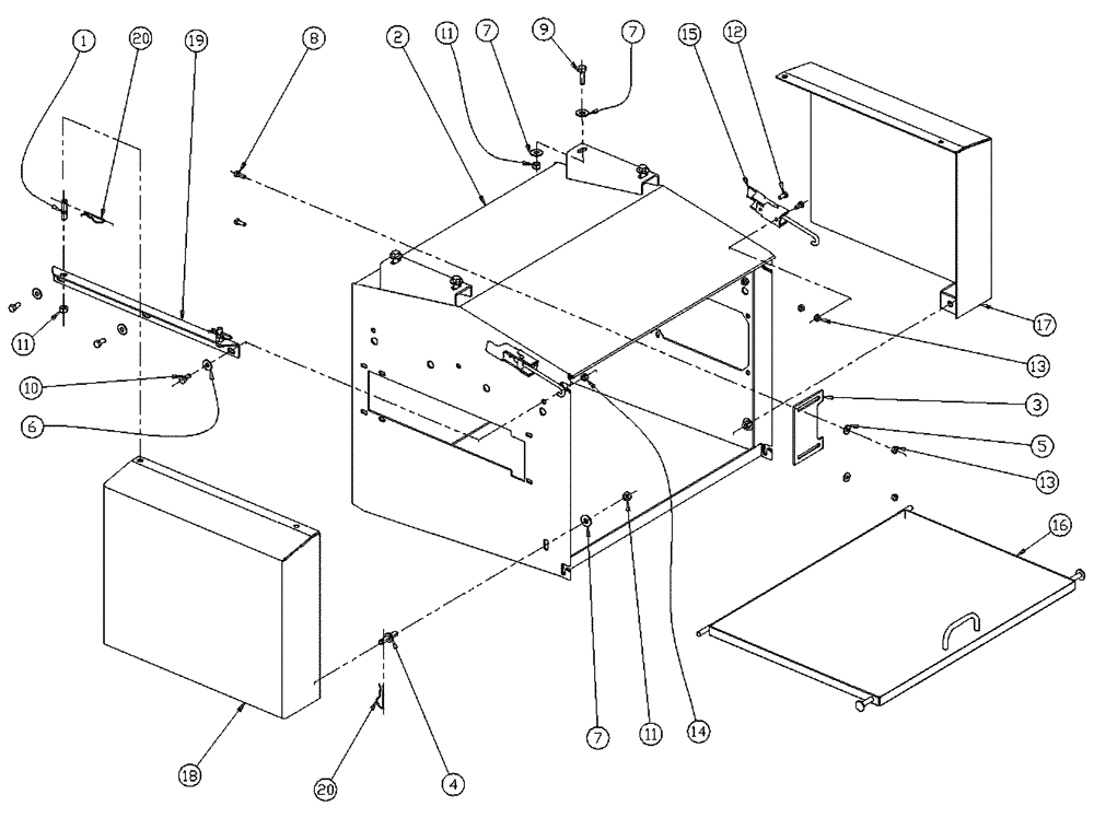 Схема запчастей Case IH 437 - (01-006) - VALVE BOX GROUP Basic Unit