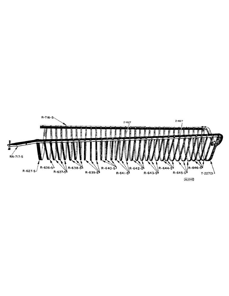 Схема запчастей Case IH F170 - (09) - FRONT AND REAR ANGLES AND STRIPPERS, WILD HAY AND MINT 