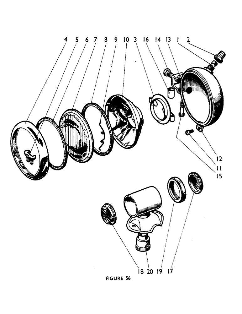 Схема запчастей Case IH 880UF - (90) - LAMP ASSEMBLIES (06) - ELECTRICAL SYSTEMS