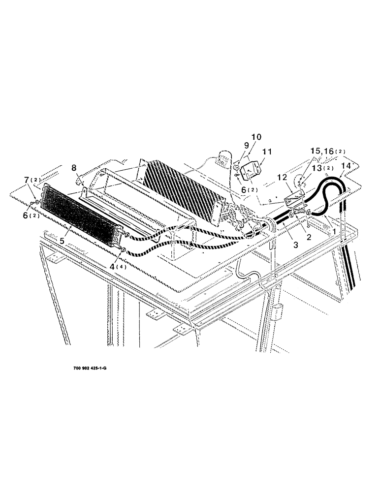 Схема запчастей Case IH 8850 - (09-10) - HEATER KIT, HK60594 HEATER KIT COMPLETE, INCLUDES FIGURES 9-10 THRU 9-12 (09) - CHASSIS