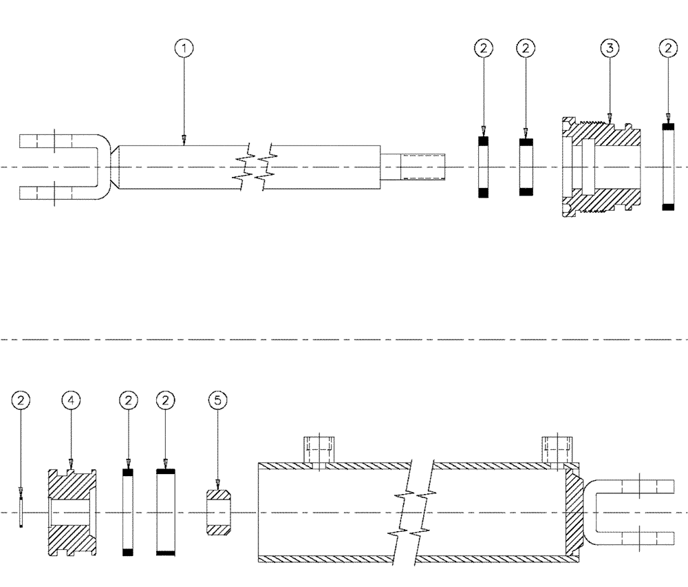 Схема запчастей Case IH SPX2130 - (07-001) - BOOM HEIGHT Cylinders