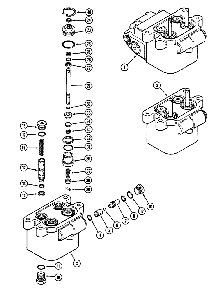 Схема запчастей Case IH 2290 - (7-340) - POWER BRAKE VALVE (07) - BRAKES