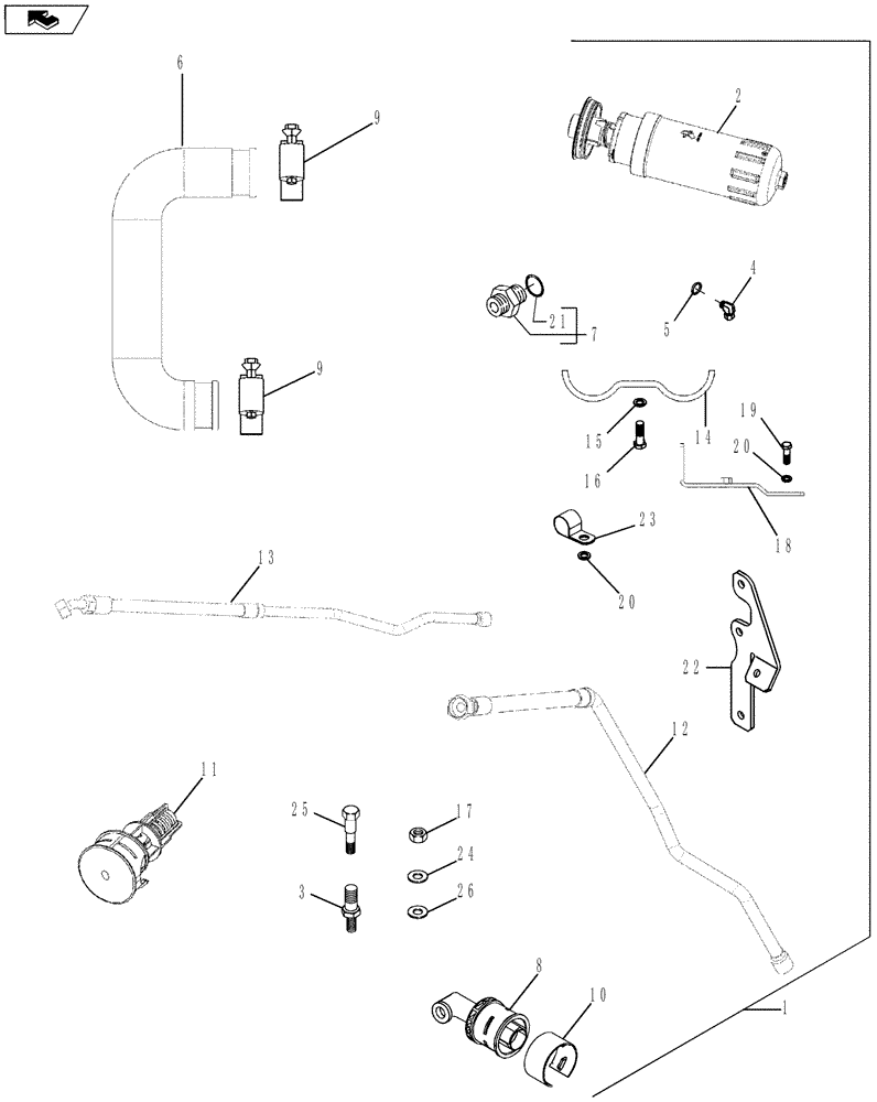 Схема запчастей Case IH MAGNUM 180 - (21.105.07) - KIT, NOISE REDUCTION SERVICE FOR CONTINOUSLY VARIABLE TRANSMISSION (21) - TRANSMISSION