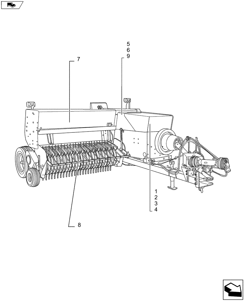 Схема запчастей Case IH LB433R - (00.5[02]) - FILTERS & CAPACITIES - LB433 FOR N.A. ONLY (00) - GENERAL