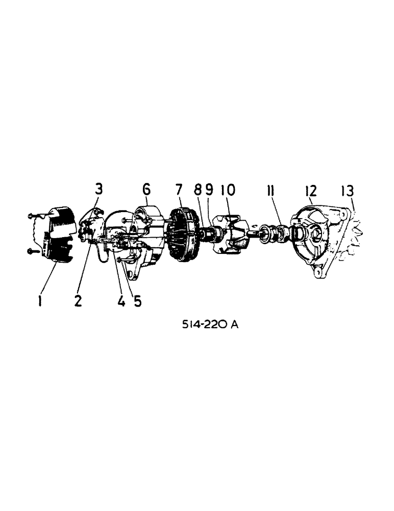 Схема запчастей Case IH 784 - (08-02) - ELECTRICAL, ALTERNATOR, LUCAS 15 ACR, 17 ACR AND 18 ACR (06) - ELECTRICAL