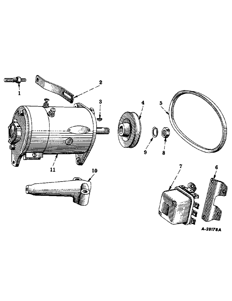 Схема запчастей Case IH FARMALL MV - (126) - ELECTRICAL SYSTEM, DIESEL ENGINE, GENERATOR, DELCO-REMY, AND CONNECTIONS, SPECIAL (06) - ELECTRICAL SYSTEMS