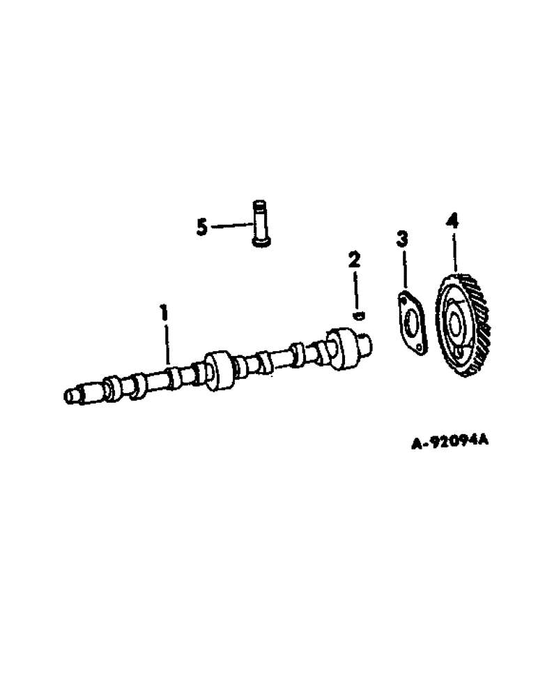 Схема запчастей Case IH INTERNATIONAL - (12-03) - POWER, C-60 ENGINE, CAMSHAFT, CAMSHAFT GEAR AND RELATED PARTS Power