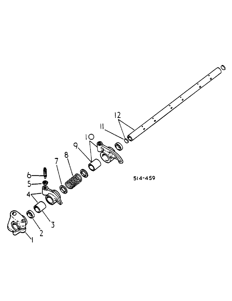 Схема запчастей Case IH 385 - (0G01-2) - VALVE MECHANISM Power