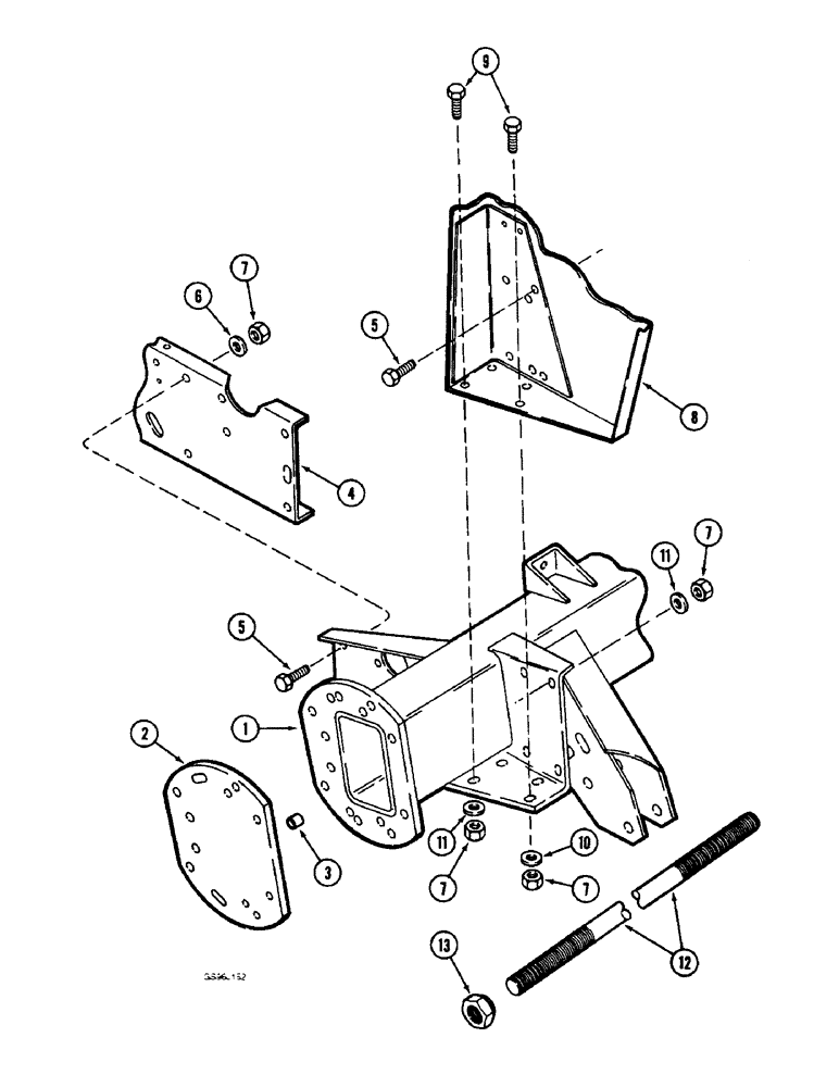 Схема запчастей Case IH 1660 - (6-70) - DRIVE AXLE (03) - POWER TRAIN