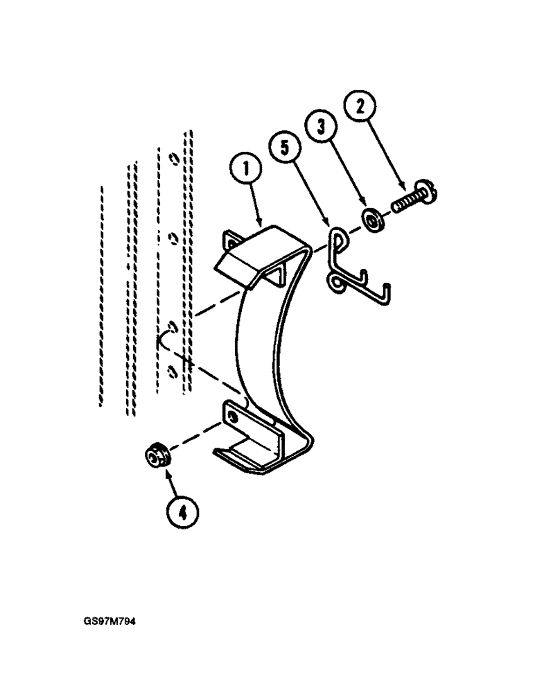 Схема запчастей Case IH 1660 - (9F-08) - STRAW SPREADER, PULLEY SHIELD AND BELT GUIDE (19) - STRAW SPREADER & CHOPPER