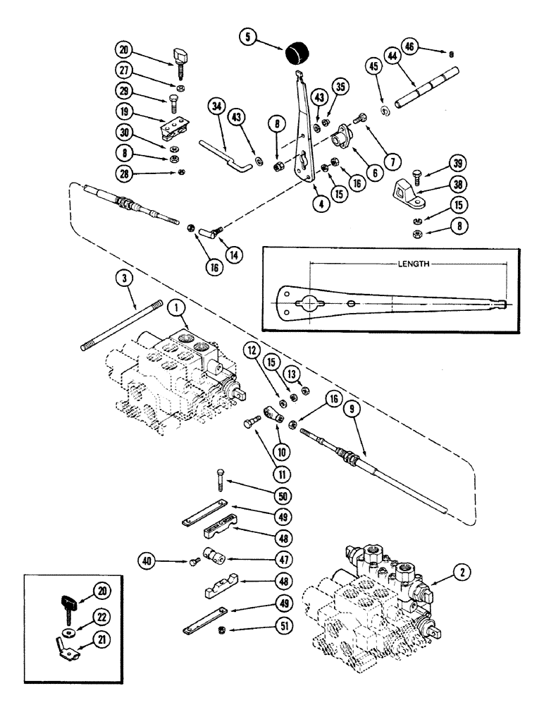 Схема запчастей Case IH 4694 - (8-332) - REMOTE HYDRAULIC ATTACHMENT, THIRD CIRCUIT (08) - HYDRAULICS