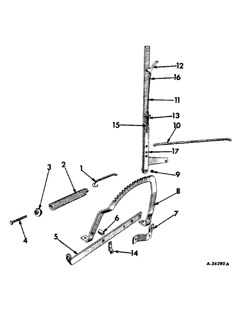 Схема запчастей Case IH 60 - (G-7) - MASTER CONTROL LEVER SPECIAL - 60 LEVELING AND GRADER BLADE 