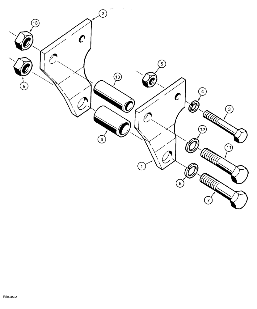 Схема запчастей Case IH 5700 - (9-144) - QUICK COUPLER HITCH ADAPTER, DIRECT MOUNTED MODELS, TWO RANK (18) - MISCELLANEOUS