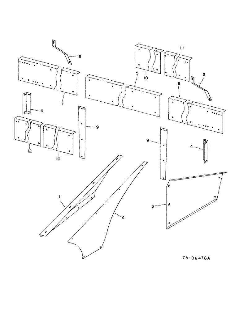 Схема запчастей Case IH 900 - SERIES - (B-25) - GATHERER SIDE AND REAR EXTENSIONS (58) - ATTACHMENTS/HEADERS