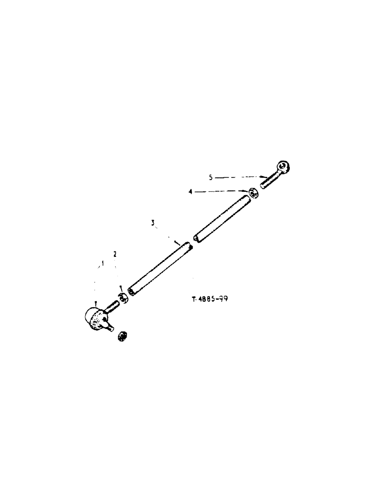 Схема запчастей Case IH 364 - (6-22[A]) - ATTACHMENTS, POWER STEERING AND FRONT AXLE ATTACHMENT, DRAG LINK ASSEMBLY Attachments