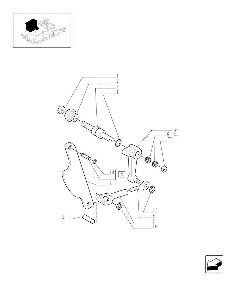 Схема запчастей Case IH JX1075C - (1.82.5[03]) - LIFT CONTROL (07) - HYDRAULIC SYSTEM