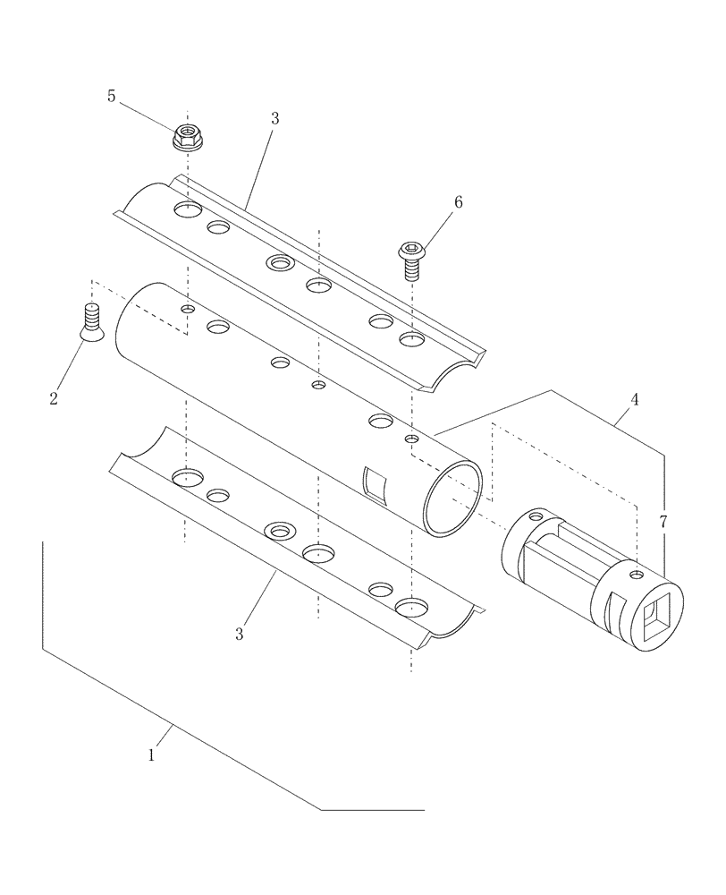 Схема запчастей Case IH 2406-30 - (20.13.05C) - KNIFE ROLL BREAKDOWN (58) - ATTACHMENTS/HEADERS