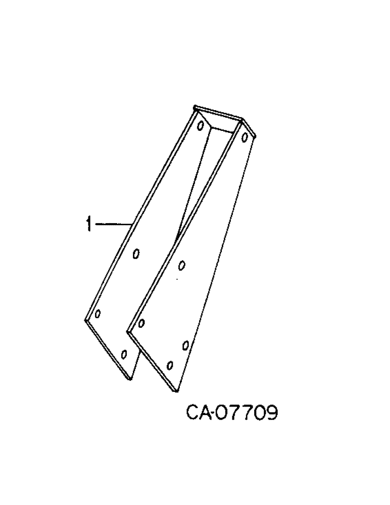 Схема запчастей Case IH 800 - (11-06) - GRANULAR CHEMICAL, WING STOP ATTACHMENT, UNITS H AND J (09) - CHASSIS/ATTACHMENTS