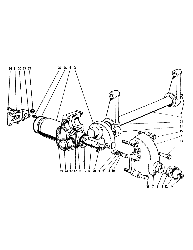 Схема запчастей Case IH 780 - (048) - RAMSHAFT AND RAM CYLINDER (07) - HYDRAULIC SYSTEM