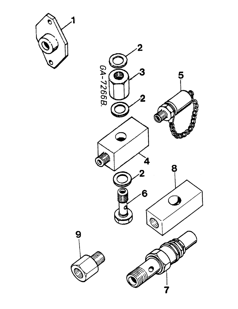 Схема запчастей Case IH 844S - (02-12) - CONNECTING PARTS FOR IH-TEST CENTER Accessories & Attachments / Miscellaneous