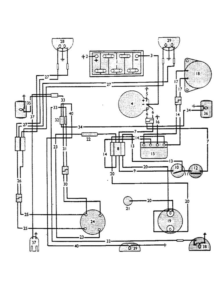 Схема запчастей Case IH 990A - (85) - ELECTRICAL EQUIPMENT, FROM TRACTOR 476325 (06) - ELECTRICAL SYSTEMS