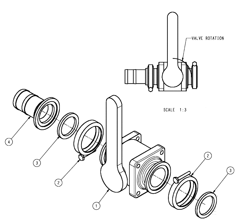 Схема запчастей Case IH SPX4410 - (09-020) - THROTTLE VALVE PLUMBING Liquid Plumbing