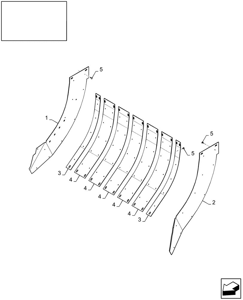 Схема запчастей Case IH LB433R - (18.84193336[01]) - DIA : TOP & SIDE LINER KIT - PRE-CHAMBER (18) - ACCESSORIES