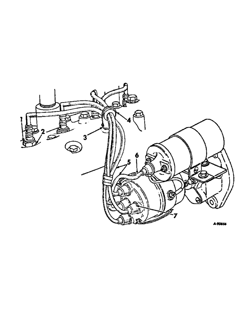 Схема запчастей Case IH INTERNATIONAL - (12-25) - POWER, C-60 ENGINE, SPARK PLUGS AND CABLES, FOR TRACTORS WITH COIL AND DISTRIBUTOR Power