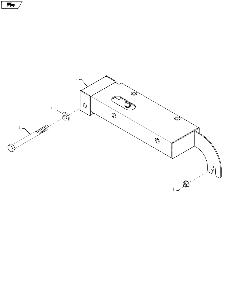 Схема запчастей Case IH 3230 - (90.160.09) - RH CONSOLE MOUNT ASSEMBLY (90) - PLATFORM, CAB, BODYWORK AND DECALS