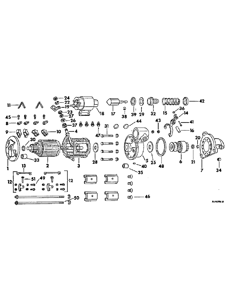 Схема запчастей Case IH 1568 - (08-05) - ELECTRICAL, CRANKING MOTOR, DELCO REMY (06) - ELECTRICAL