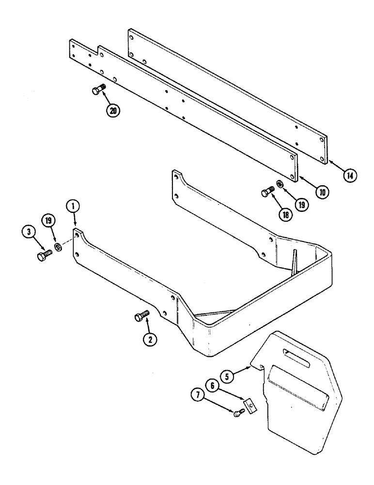 Схема запчастей Case IH 2290 - (9-492) - WEIGHT SUPPORT FRAME AND SIDE RAILS, WITH 23-3/16 INCH (589 MM) INSIDE WIDTH OF WEIGHT SUPPORT FRAME (09) - CHASSIS/ATTACHMENTS